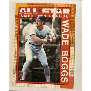 1990 Topps - All-Star Wade Boggs #387